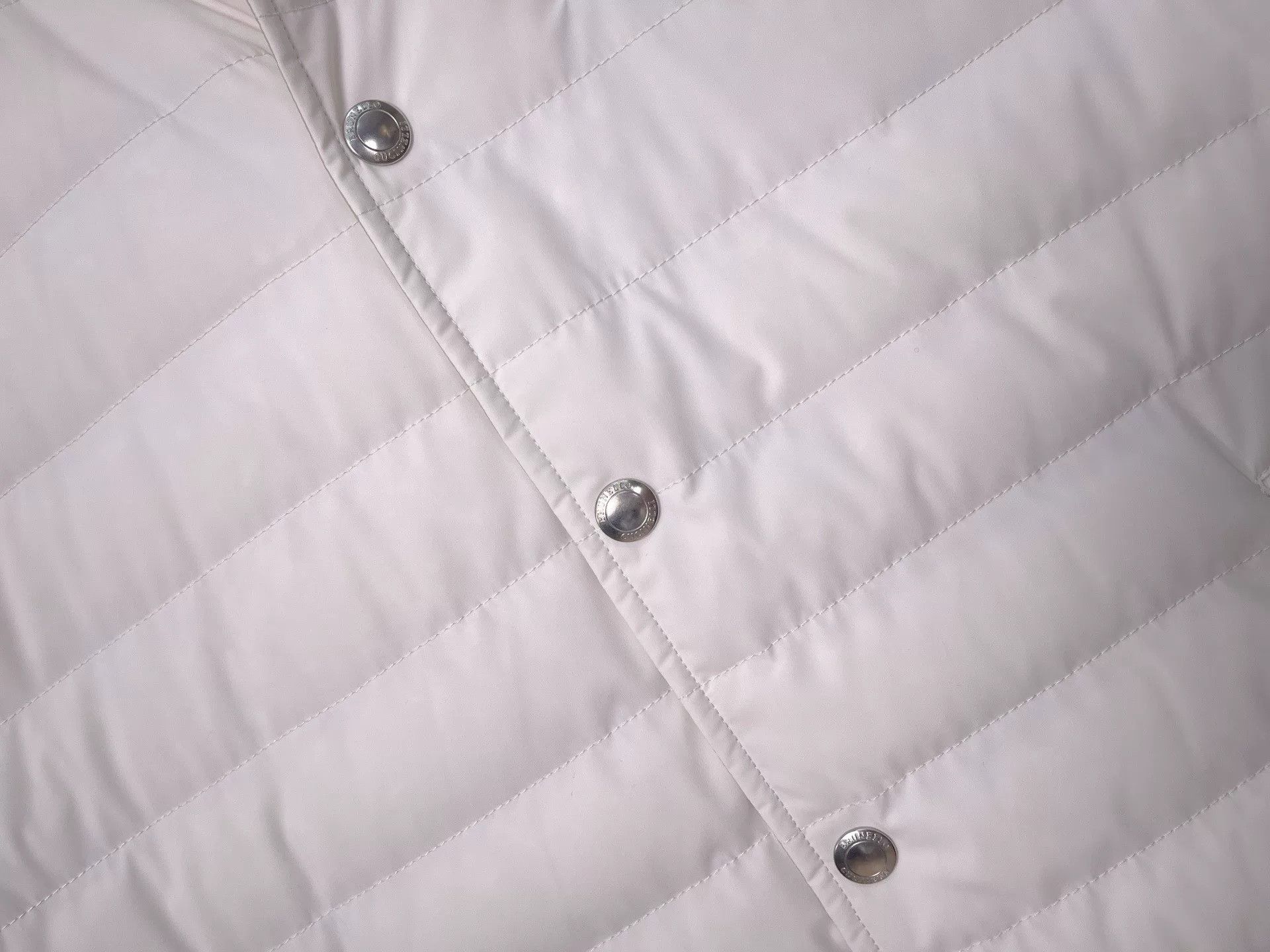 Brunello Cucinelli Brunello Cucinelli White Down Vest Size US S / EU 44-46 / 1 - 6 Thumbnail