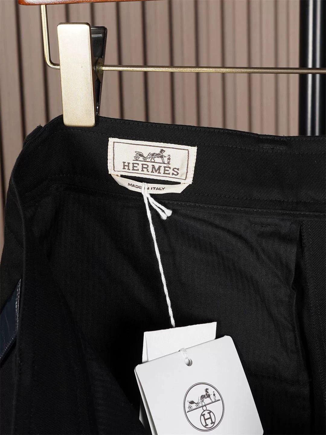 Hermes Hermes Men's Relaxed Fit Trousers Size US 26 / EU 42 - 5 Thumbnail