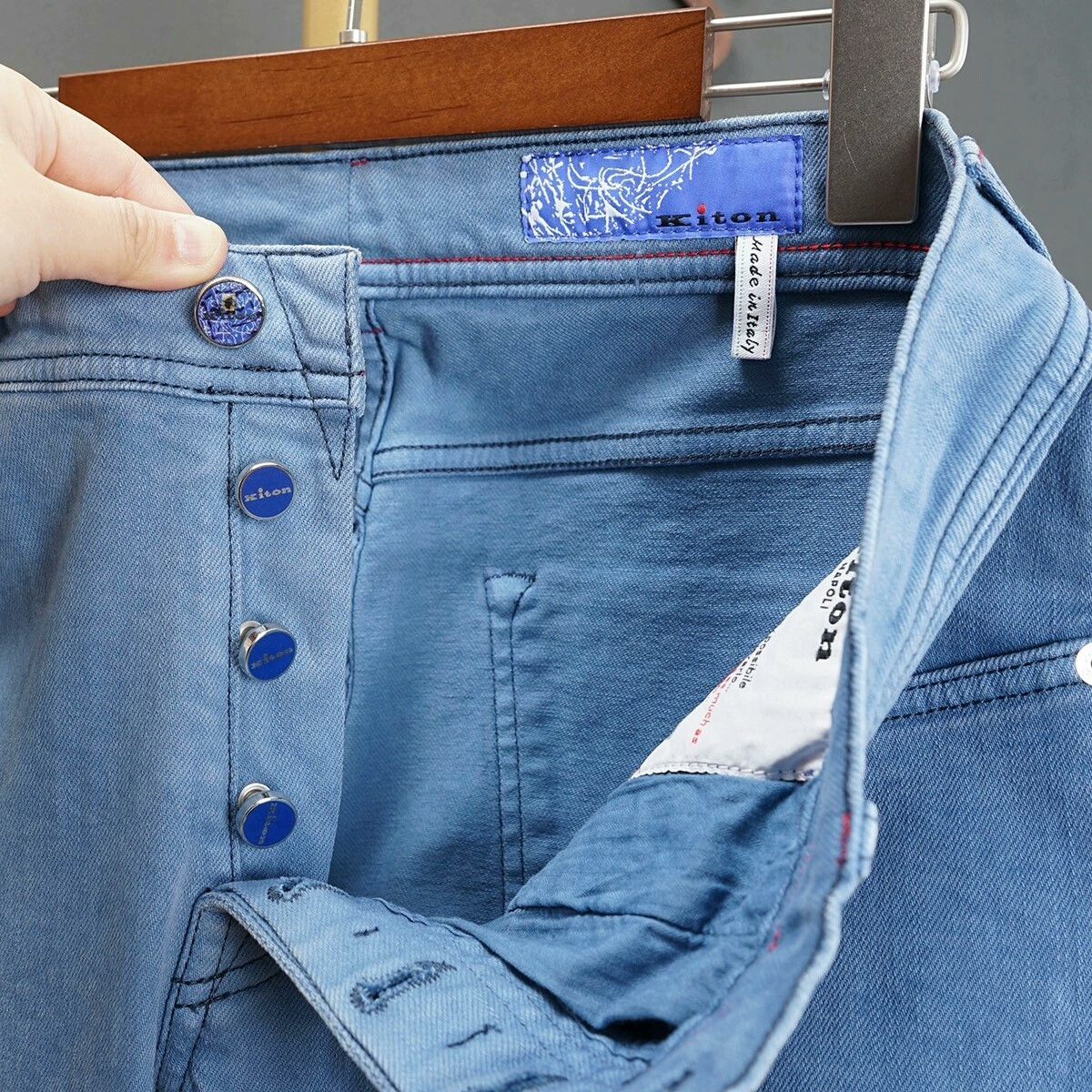 Kiton Kiton Casual Denim Pants Special Offer Size US 33 - 5 Thumbnail