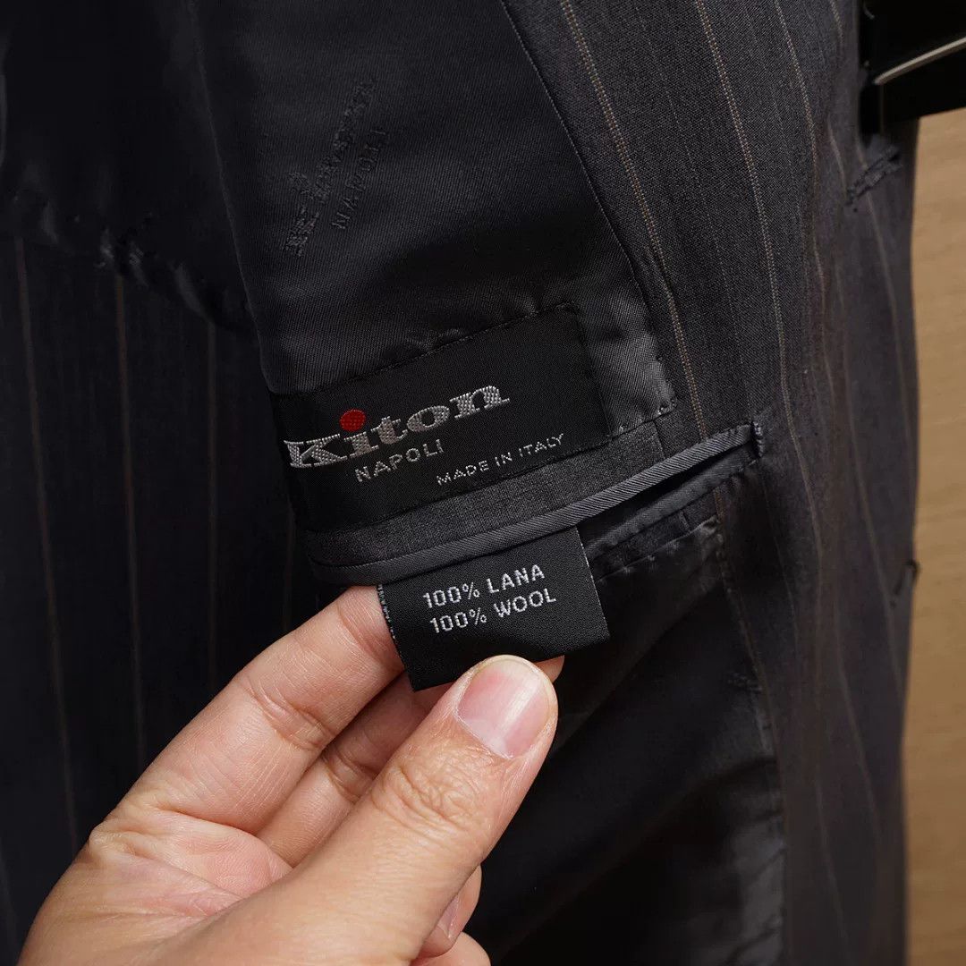 Kiton Kiton Wool Suit Set with Pants Size US L / EU 52-54 / 3 - 8 Thumbnail