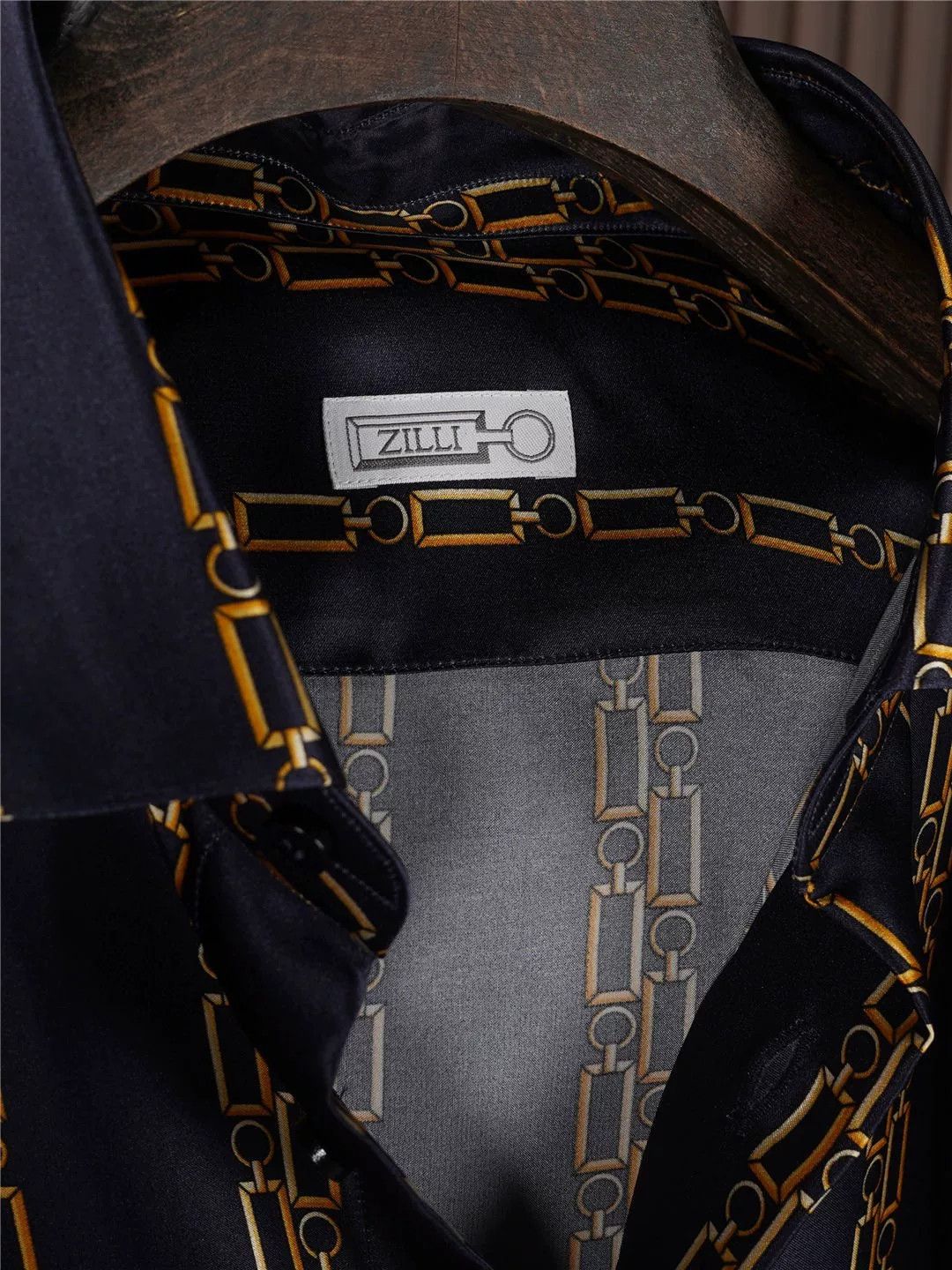 Zilli ZILLI Silk Shirt with Unique Design Size US XS / EU 42 / 0 - 4 Thumbnail