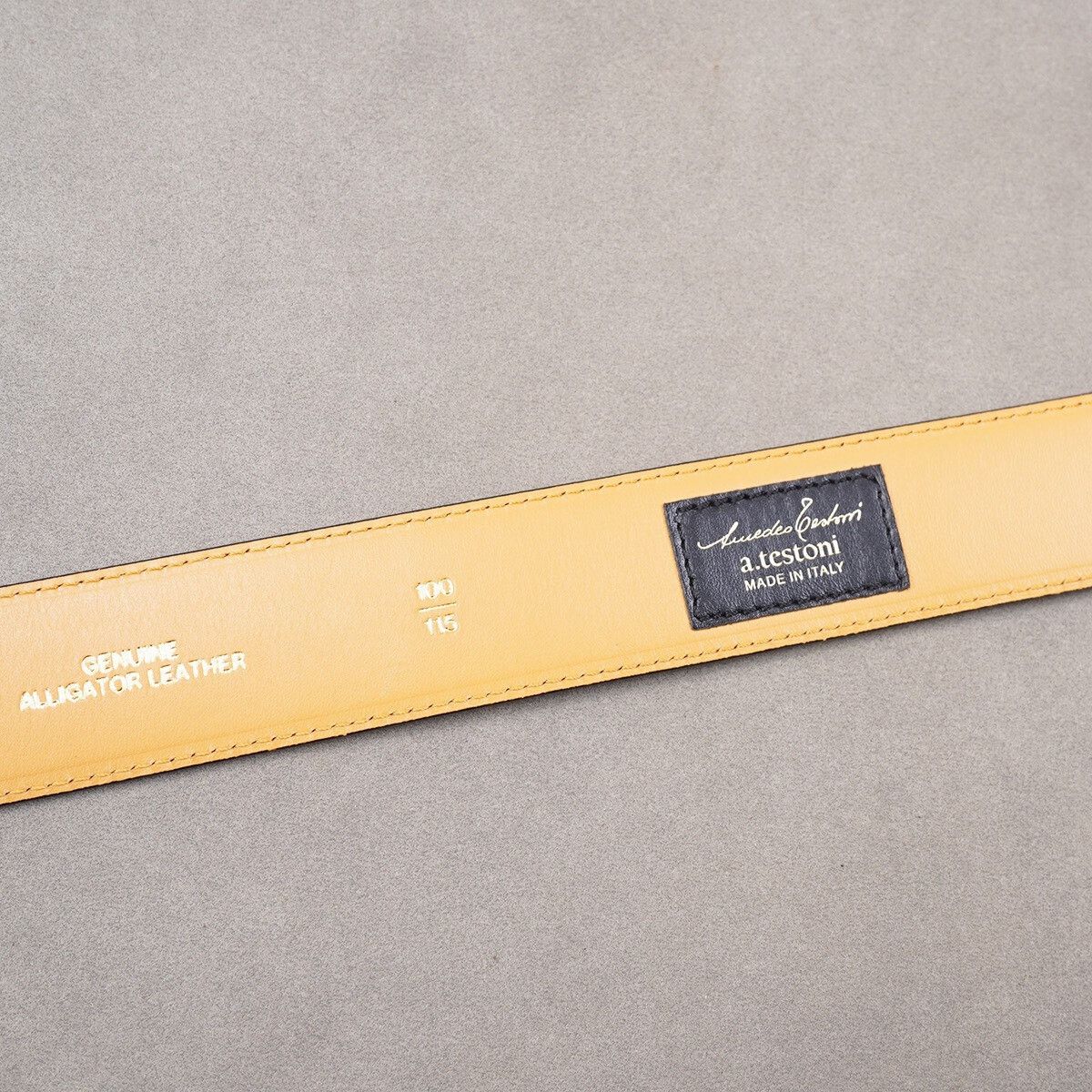 Testoni A.Testoni E Fish Skin Belt Size ONE SIZE - 7 Thumbnail