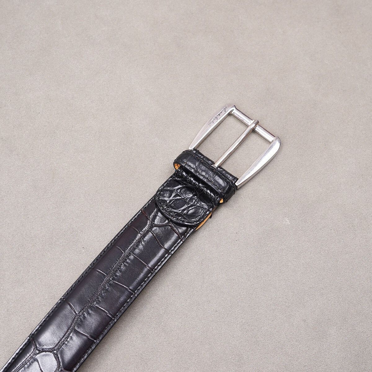 Testoni A.Testoni E Fish Skin Belt Size ONE SIZE - 2 Thumbnail