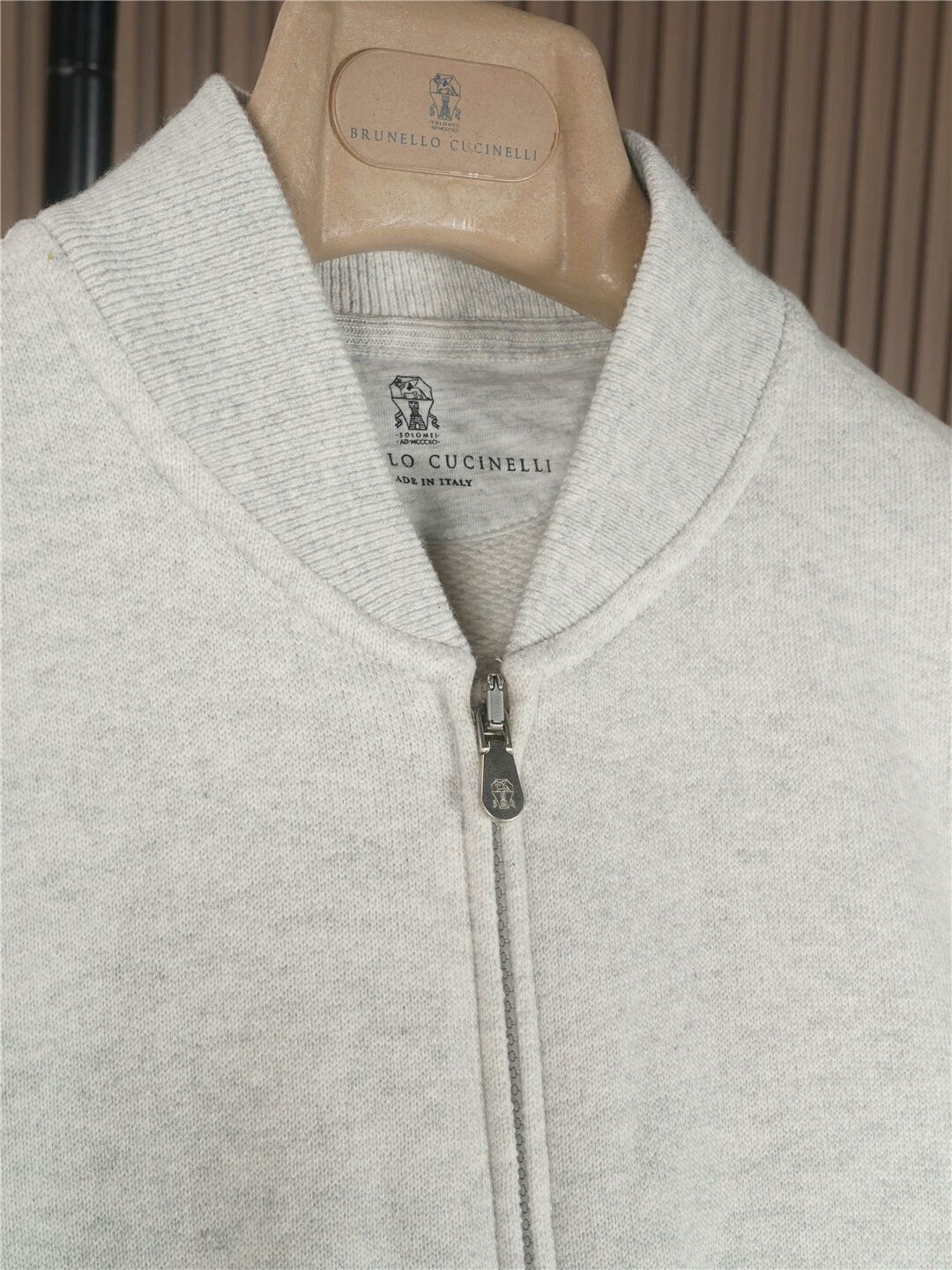 Brunello Cucinelli Thick Knit Cashmere Baseball Jacket Size US M / EU 48-50 / 2 - 7 Thumbnail