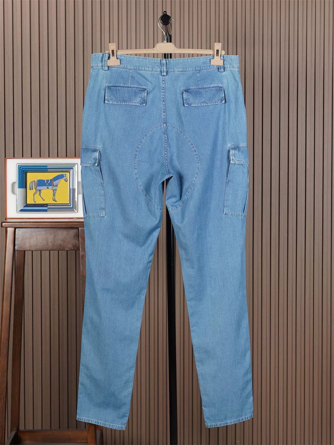 Brunello Cucinelli Brunello Cucinelli Men's Utility Denim Pants Size US 34 / EU 50 - 2 Thumbnail