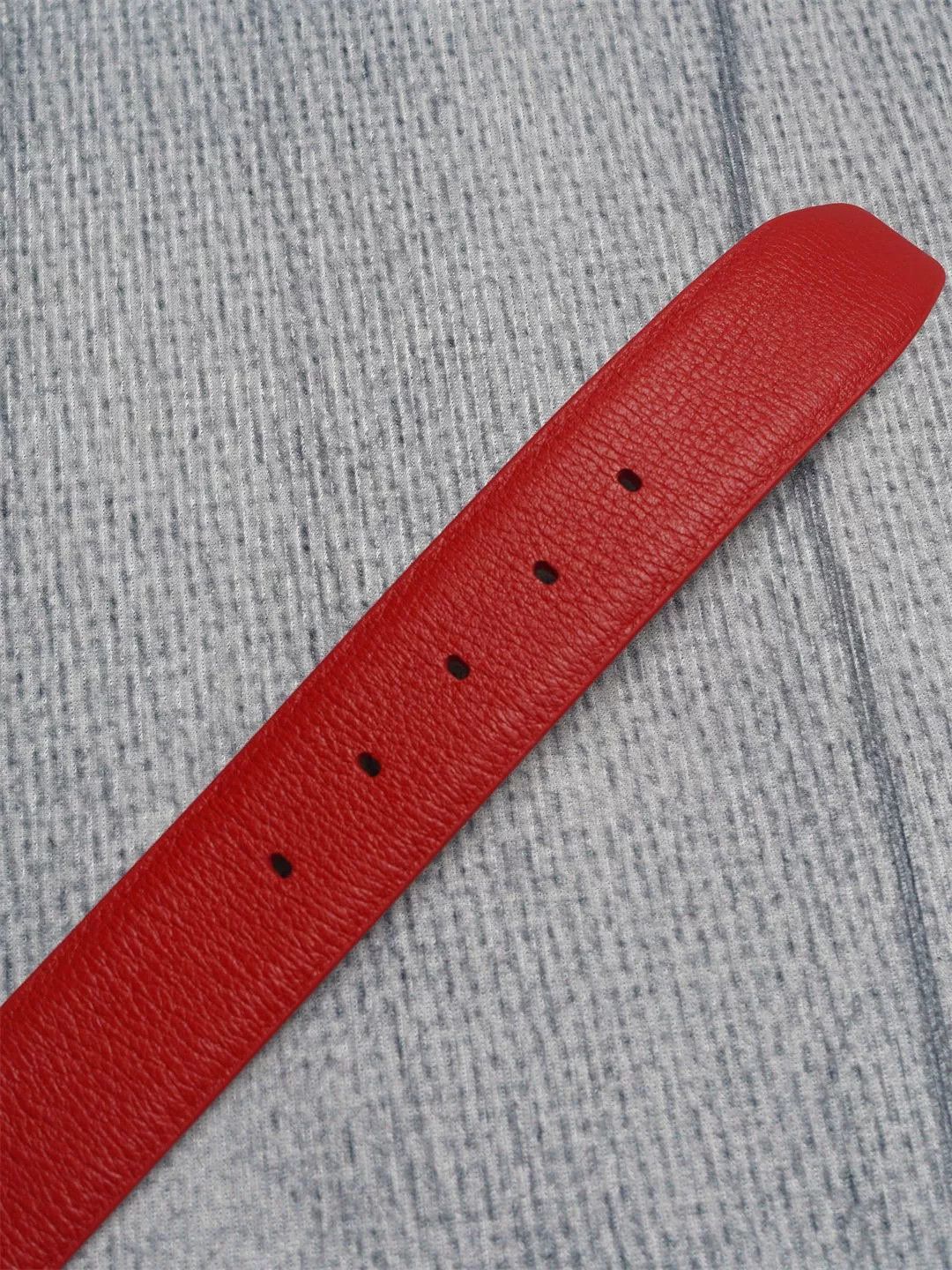 Zilli ZILLI Red Leather Belt for Men Size ONE SIZE - 6 Thumbnail