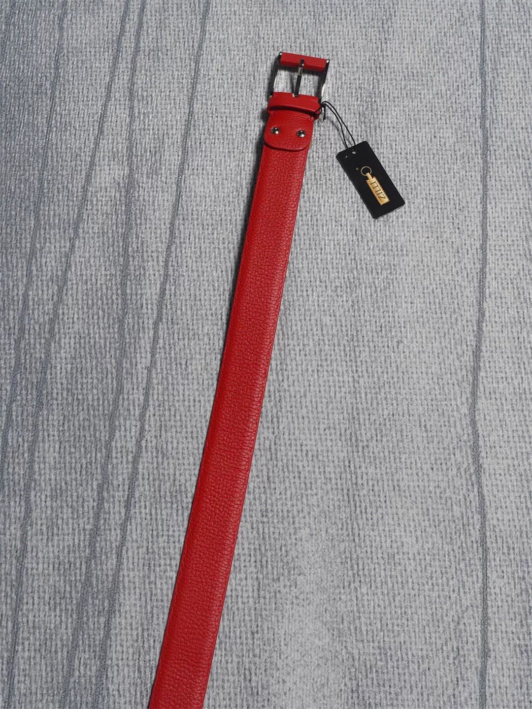 Zilli ZILLI Red Leather Belt for Men Size ONE SIZE - 2 Thumbnail