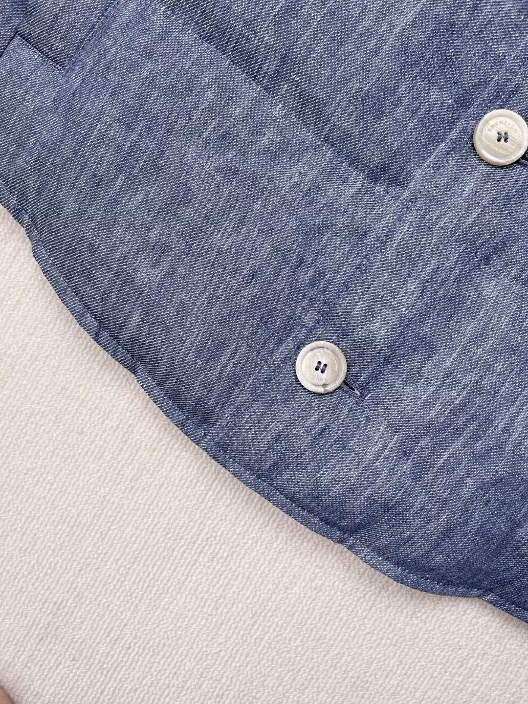 Brunello Cucinelli Brunello Cucinelli Blue Down Vest Size US S / EU 44-46 / 1 - 3 Thumbnail
