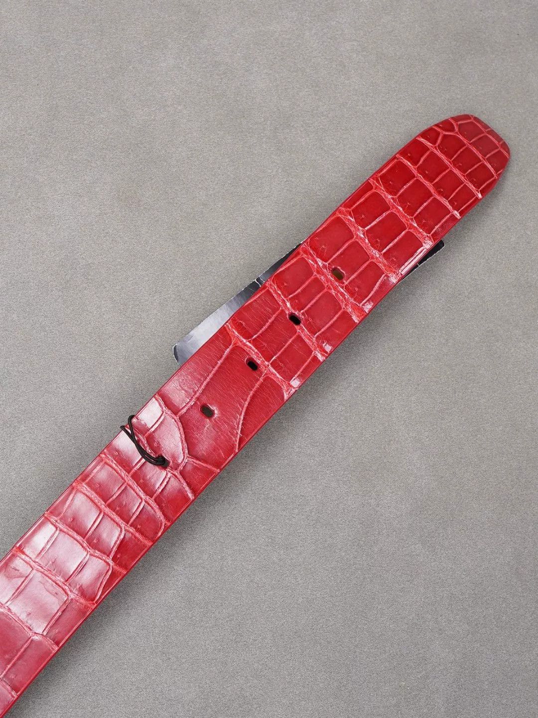 Zilli ZILLI Red Fish Skin Belt 105cm Size ONE SIZE - 6 Thumbnail