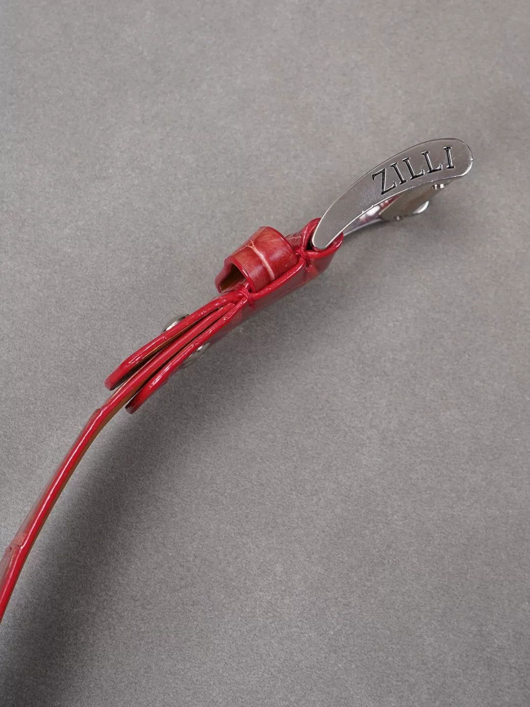 Zilli ZILLI Red Fish Skin Belt 105cm Size ONE SIZE - 2 Thumbnail