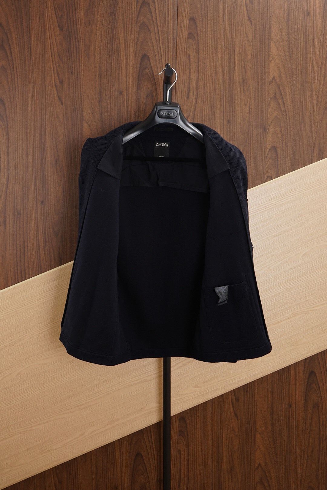Ermenegildo Zegna ZEGNA Navy Blue Jacket Special Offer Size US S / EU 44-46 / 1 - 3 Thumbnail