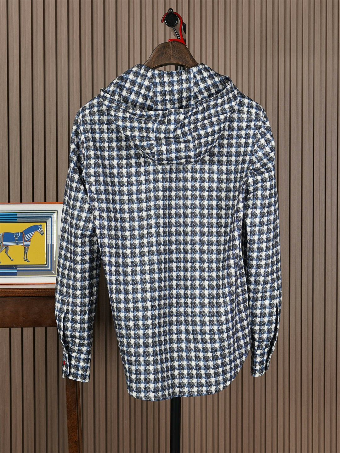 Kiton Kiton Cotton Flannel Hooded Jacket Size US M / EU 48-50 / 2 - 2 Thumbnail