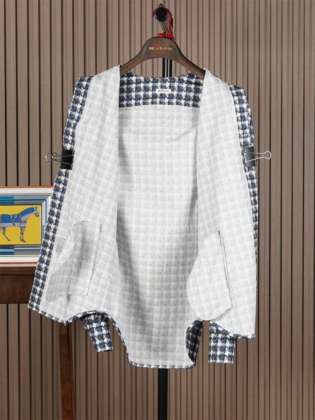 Kiton Kiton Cotton Flannel Hooded Jacket Size US M / EU 48-50 / 2 - 3 Thumbnail