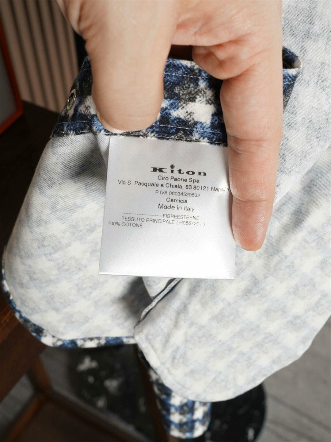 Kiton Kiton Cotton Flannel Hooded Jacket Size US M / EU 48-50 / 2 - 9 Thumbnail