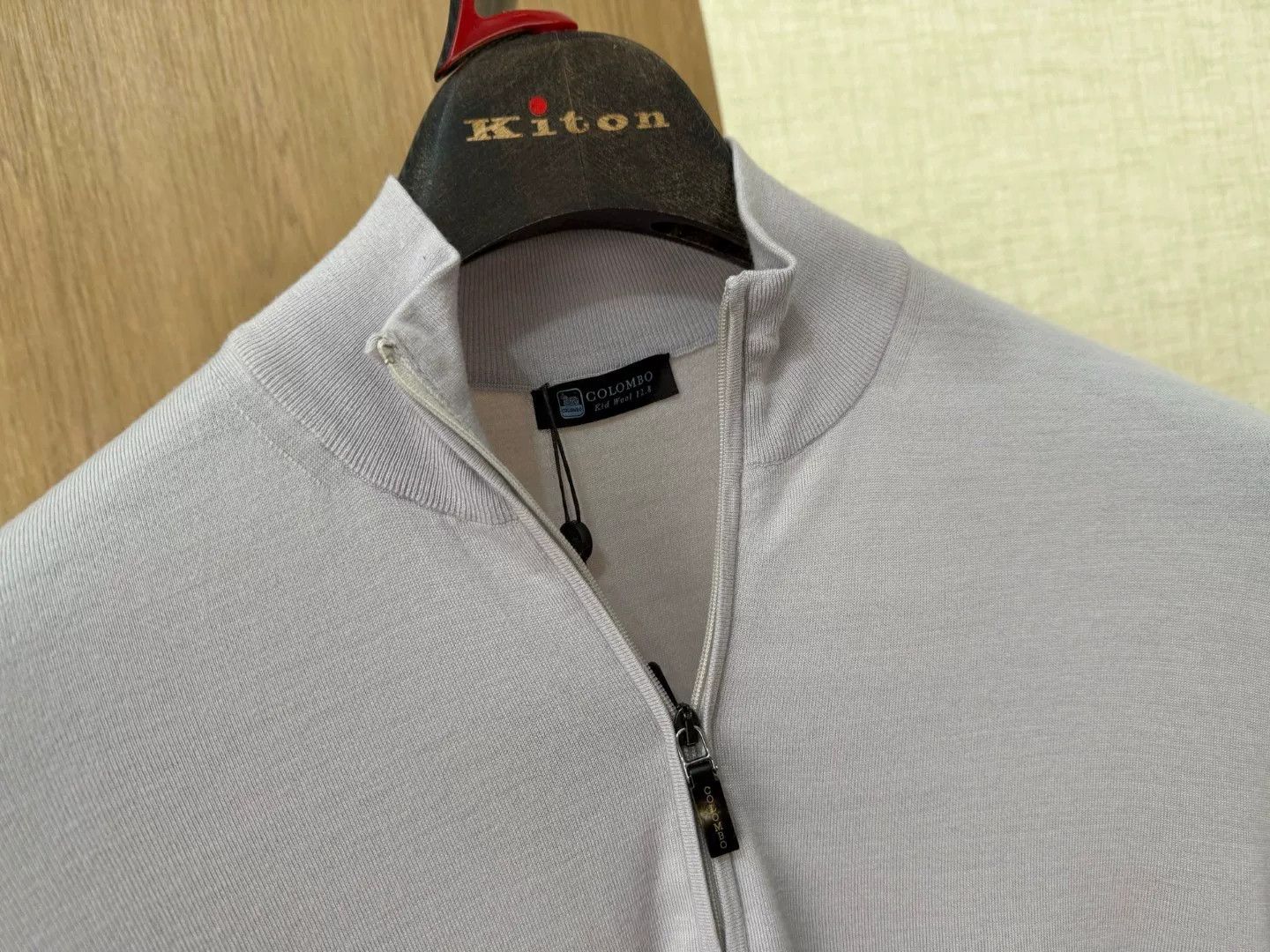 Colombo Colombo Kid Wool Zip Knit Sweater Size US L / EU 52-54 / 3 - 5 Thumbnail
