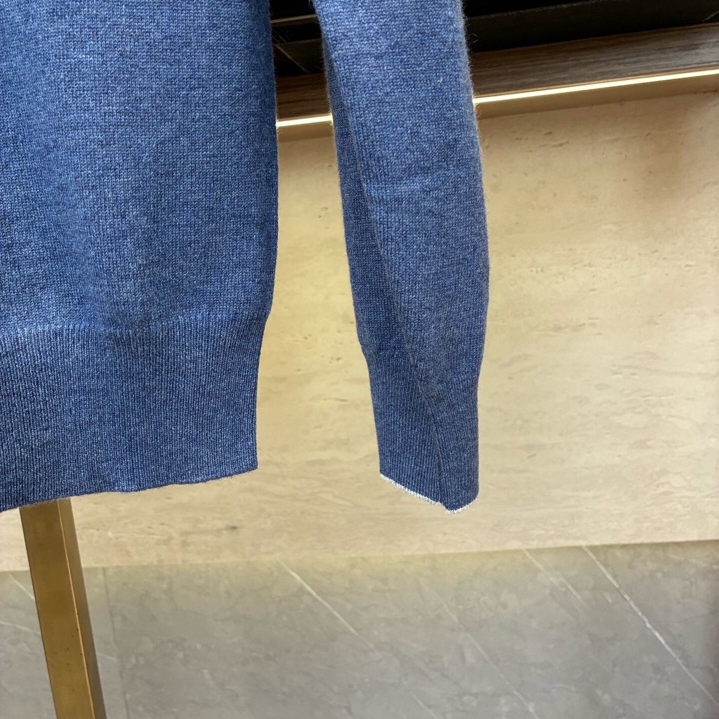 Brunello Cucinelli Brunello Cucinelli Blue Cashmere Sweater Size US M / EU 48-50 / 2 - 4 Thumbnail