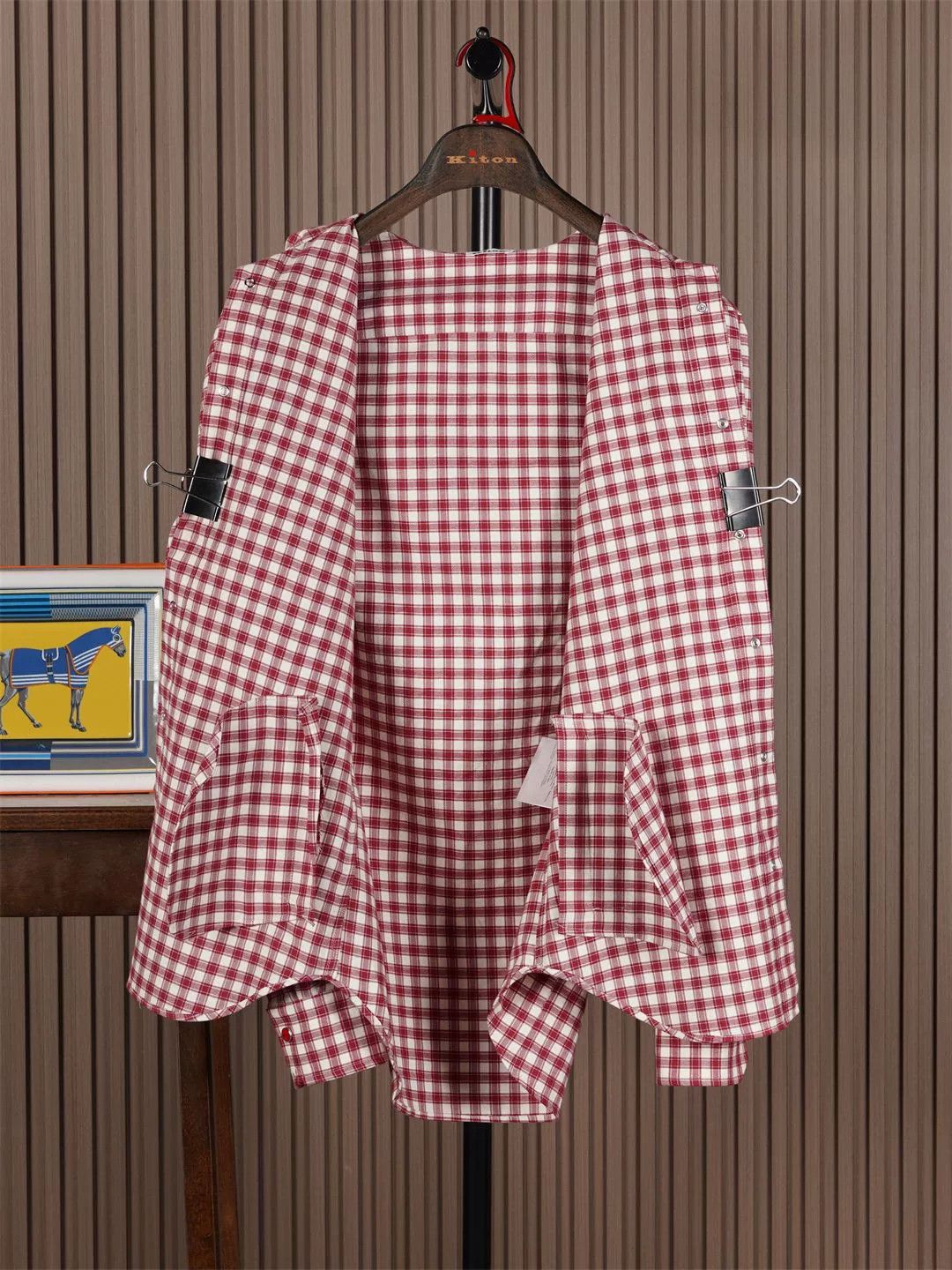 Kiton Kiton Hooded Flannel Jacket Sale Size US S / EU 44-46 / 1 - 3 Thumbnail