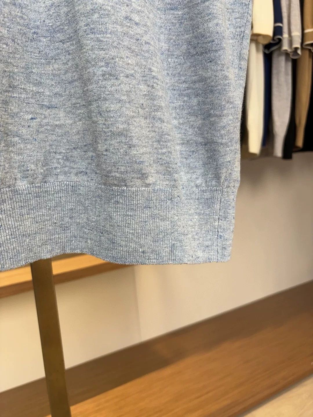 Brunello Cucinelli Brunello Cucinelli Light Blue Knit Top Size US M / EU 48-50 / 2 - 5 Thumbnail