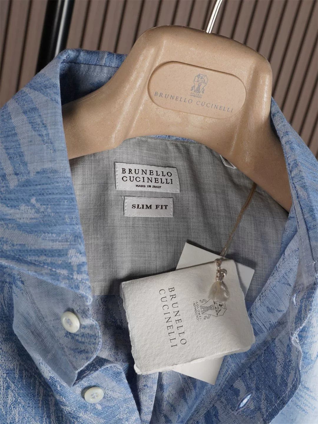 Brunello Cucinelli Brunello Cucinelli Blue Casual Shirt Size US S / EU 44-46 / 1 - 6 Thumbnail
