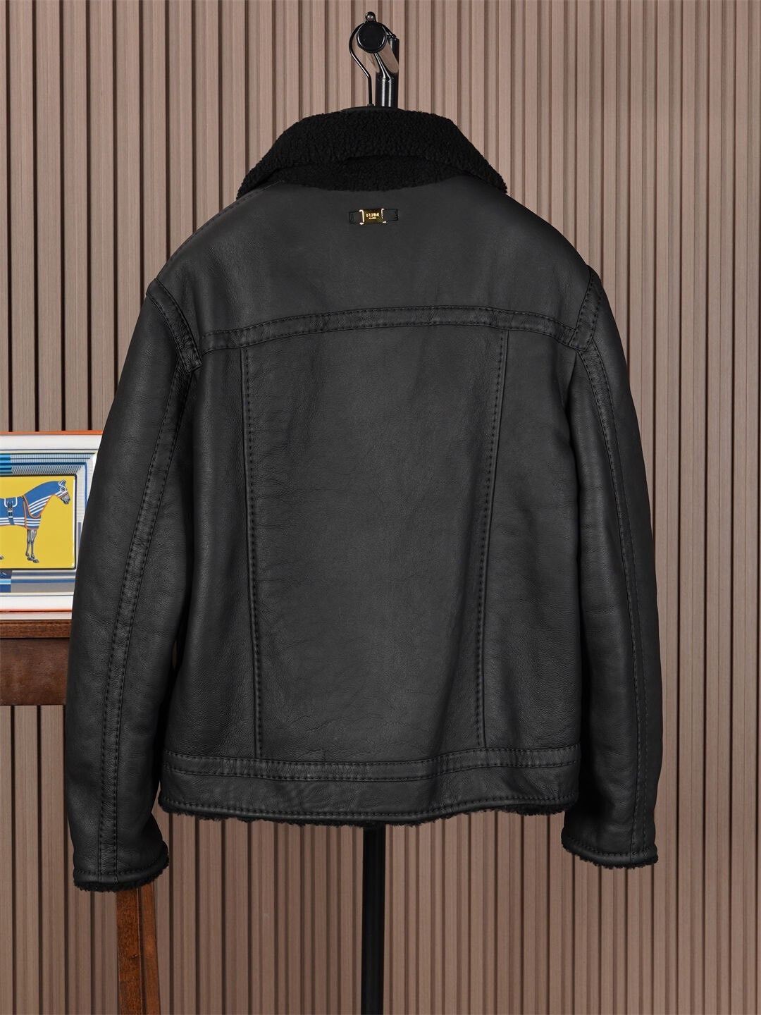 Fendi Fendi Men's Leather Fur Jacket Size US M / EU 48-50 / 2 - 4 Thumbnail