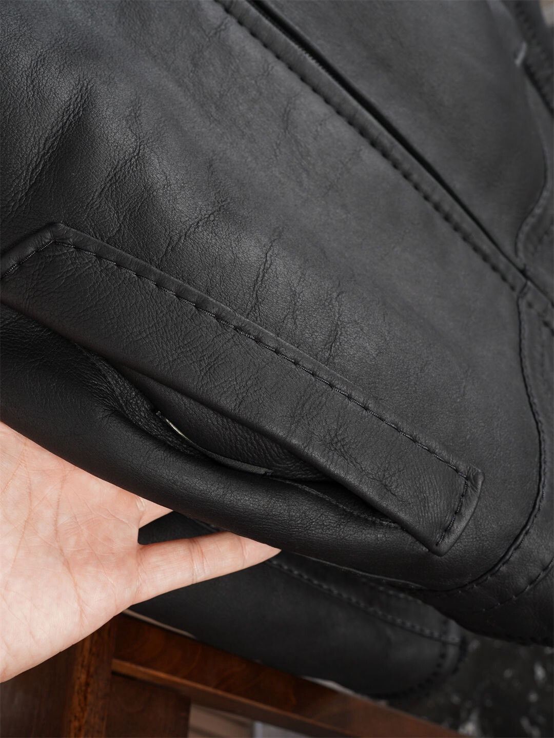 Fendi Fendi Men's Leather Fur Jacket Size US M / EU 48-50 / 2 - 8 Thumbnail