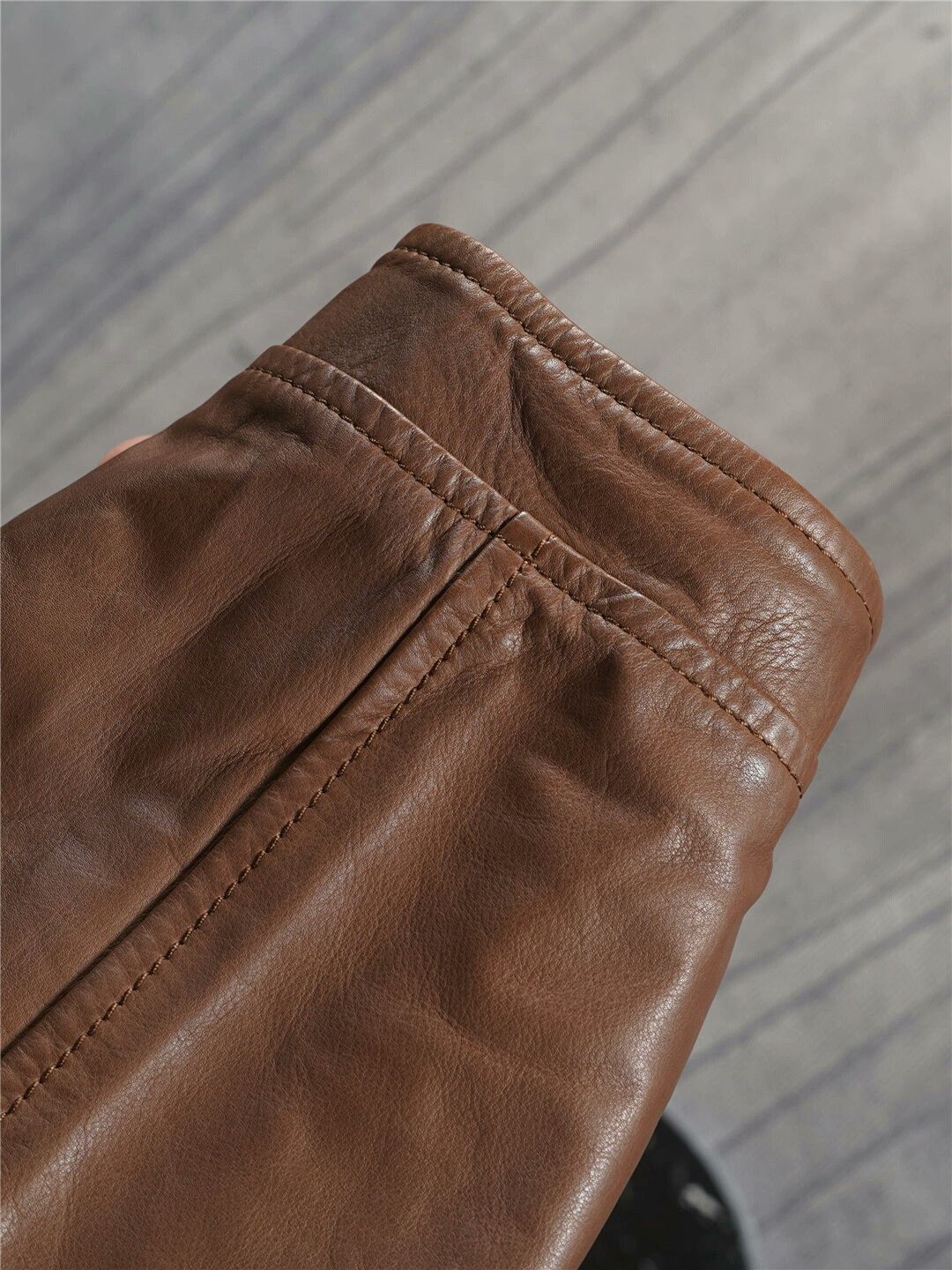 Brunello Cucinelli Brunello Cucinelli Men's Leather Jacket Size US M / EU 48-50 / 2 - 7 Thumbnail