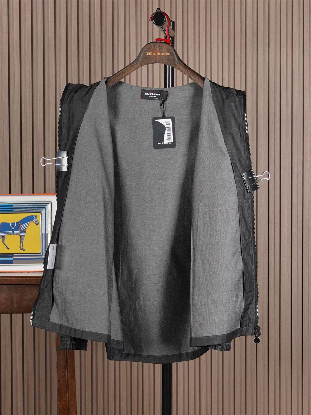 Kiton Kiton Hooded Jacket for Men Size US S / EU 44-46 / 1 - 3 Thumbnail