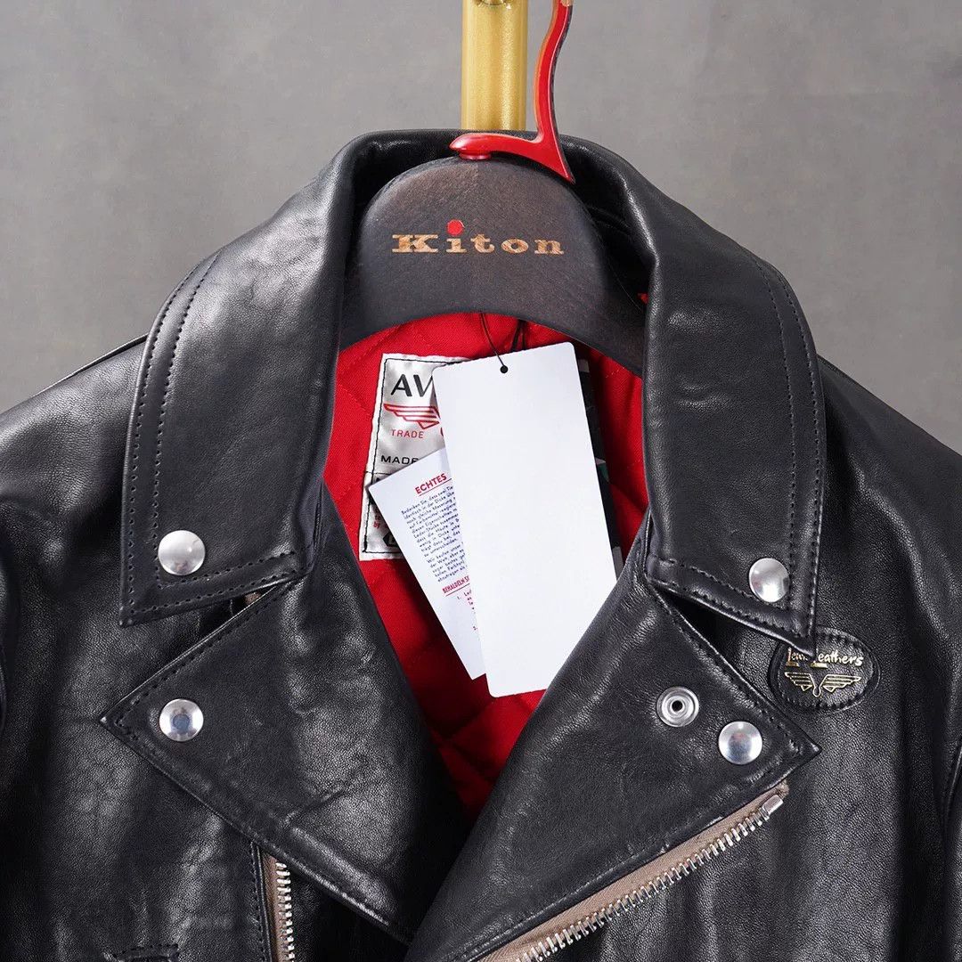 Lewis Leathers Black Leather Biker Jacket for Men Size US M / EU 48-50 / 2 - 4 Thumbnail