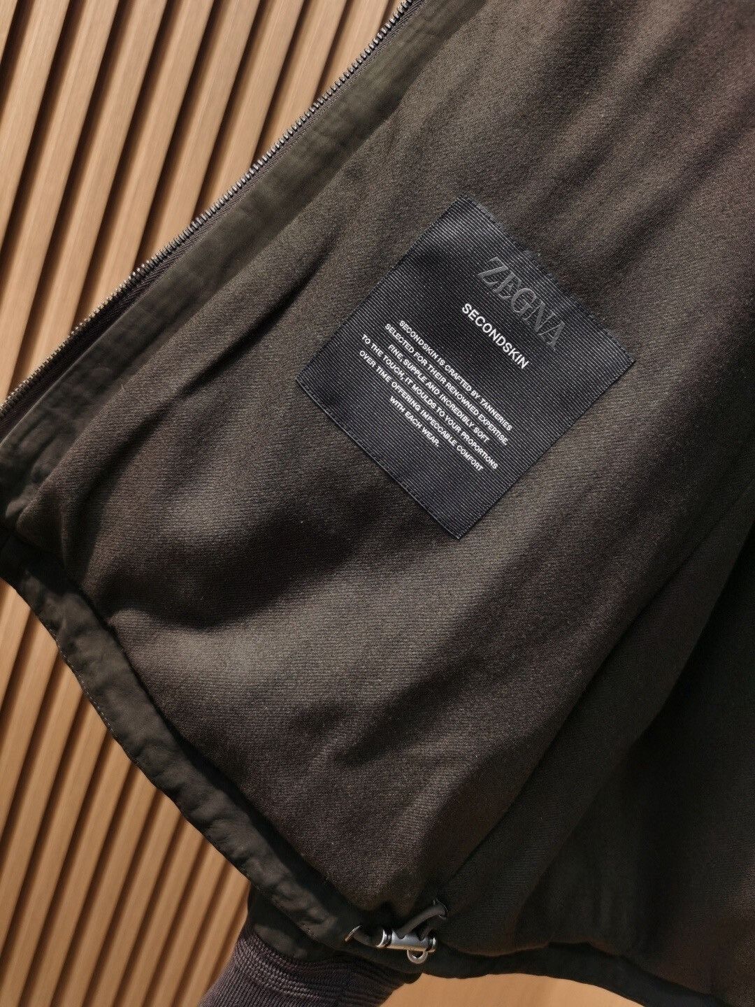 Ermenegildo Zegna Zegna Secondskin Brown Leather Jacket Size US M / EU 48-50 / 2 - 8 Thumbnail