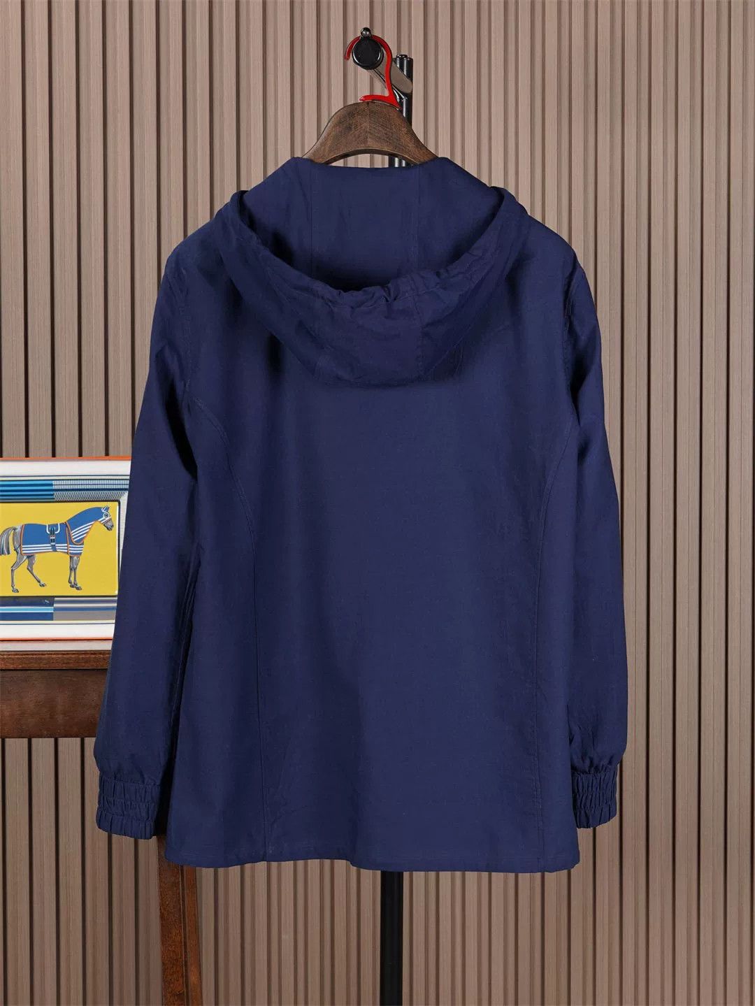 Kiton Kiton Navy Cotton Hooded Jacket Size US M / EU 48-50 / 2 - 2 Thumbnail