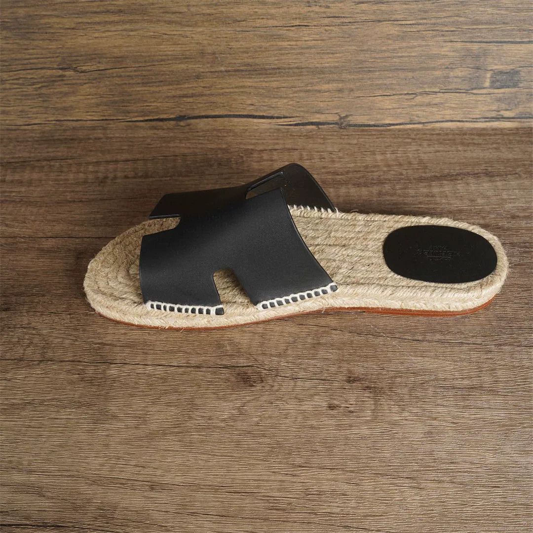 Hermes Hermes Men's Leather Slide Sandals Size US 8 / EU 41 - 3 Thumbnail