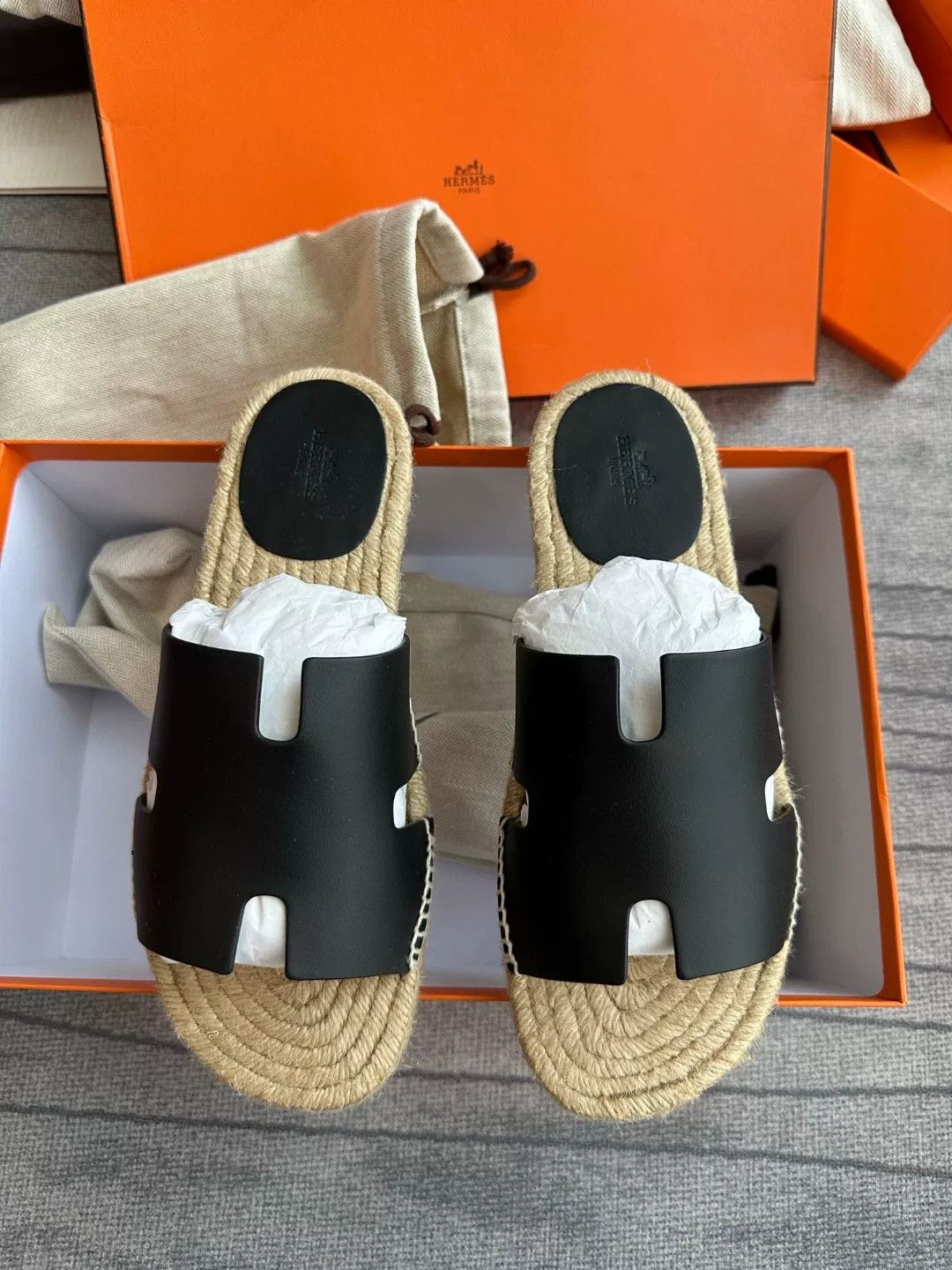 Hermes Hermes Men's Leather Slide Sandals Size US 8 / EU 41 - 5 Thumbnail