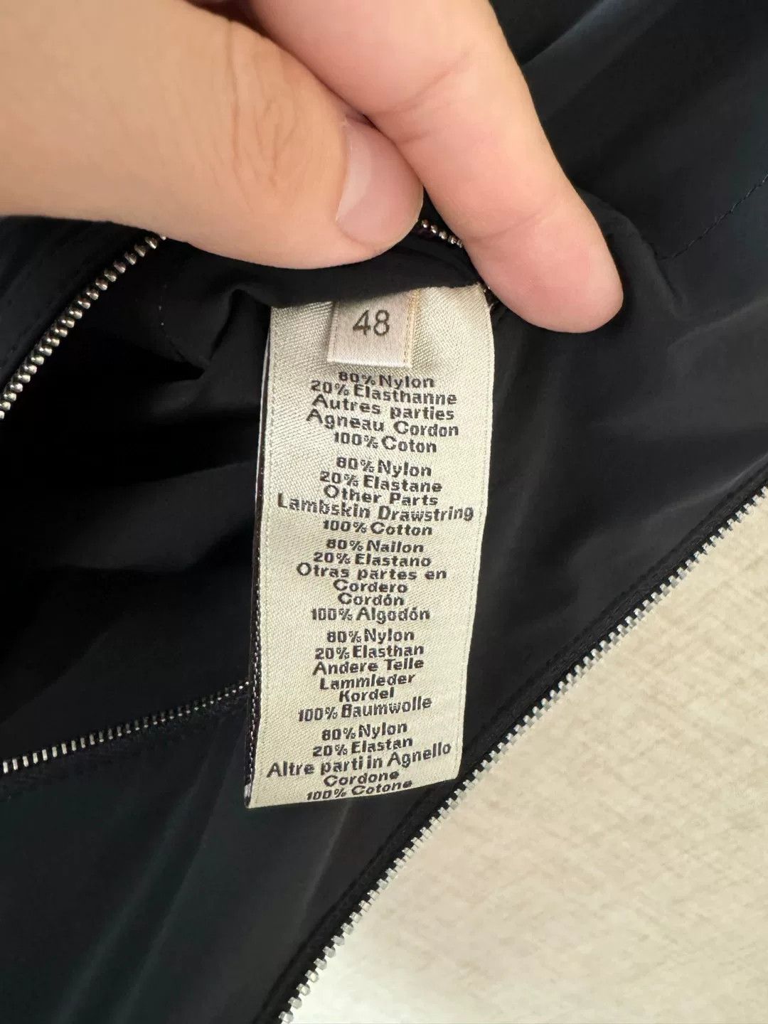 Hermes Hermes Men's Hooded Jacket with Leather Details Size US M / EU 48-50 / 2 - 9 Thumbnail