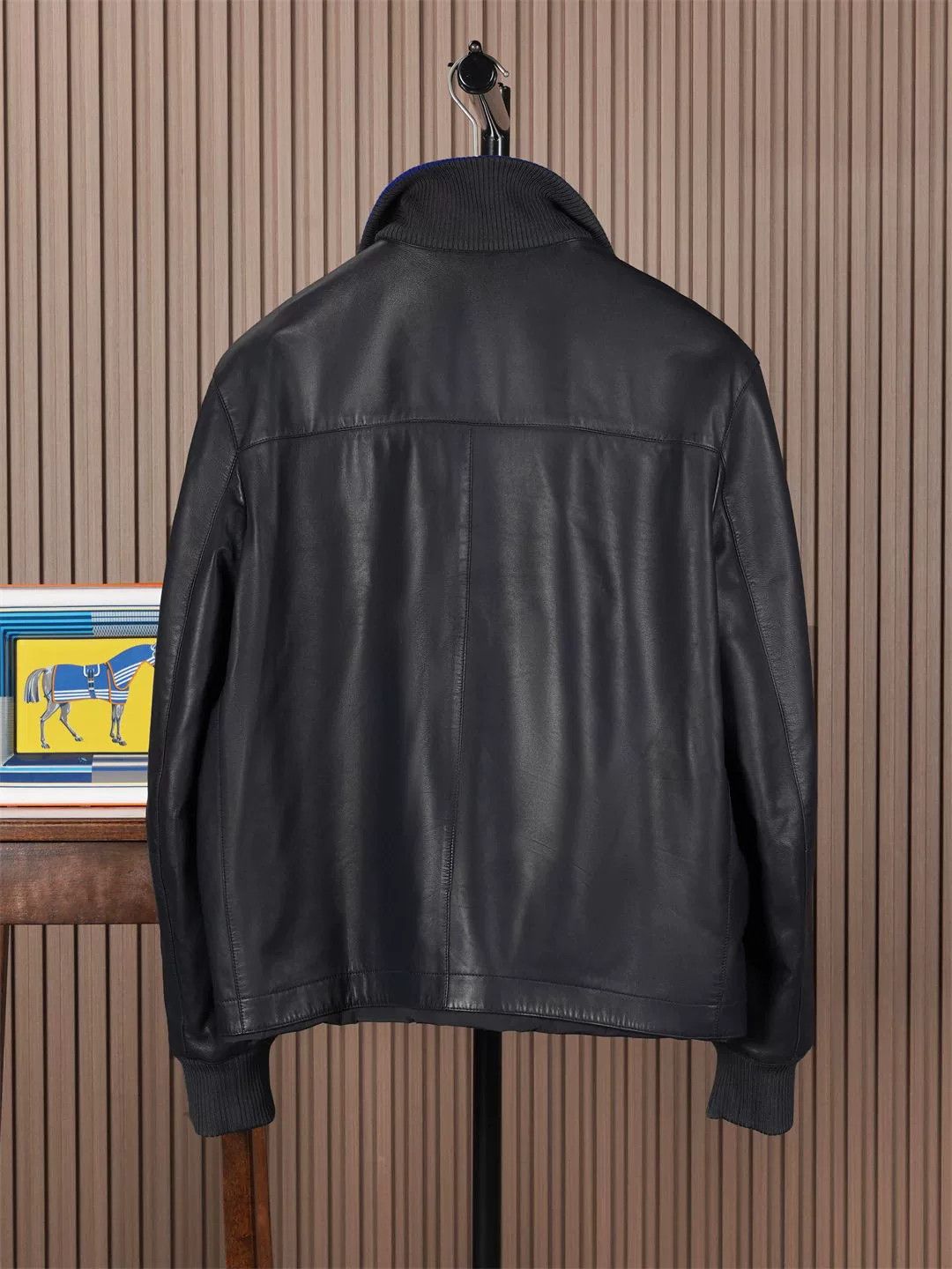Hermes Hermes Men's Leather Jacket Size US L / EU 52-54 / 3 - 2 Thumbnail