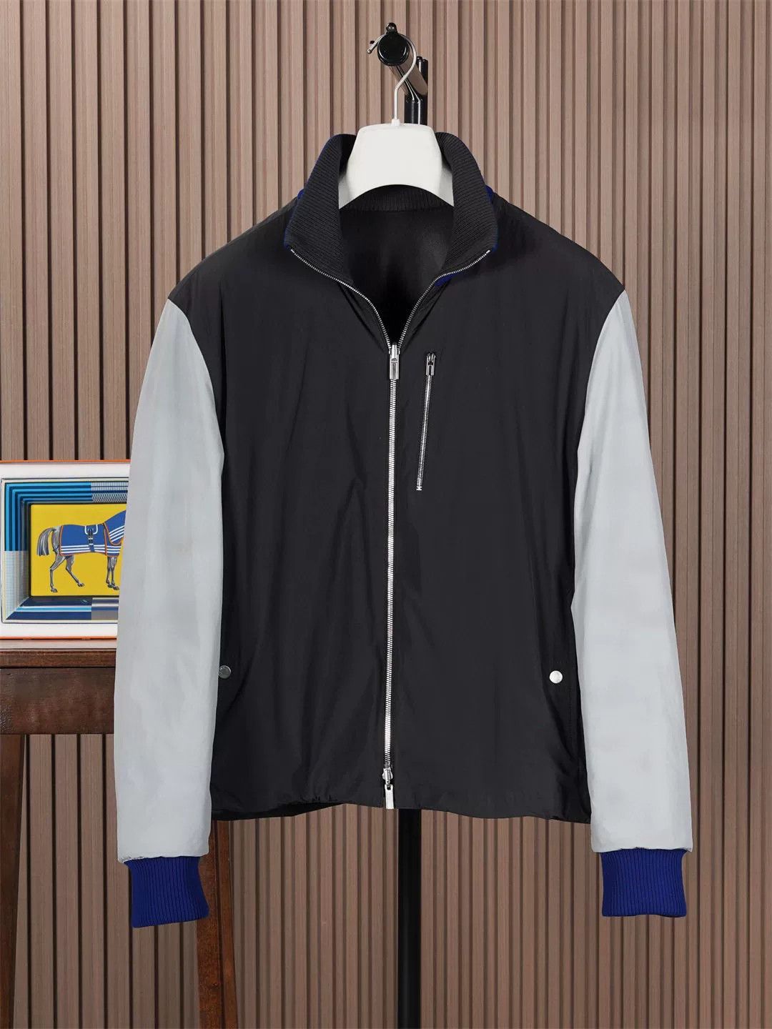 Hermes Hermes Men's Leather Jacket Size US L / EU 52-54 / 3 - 3 Thumbnail
