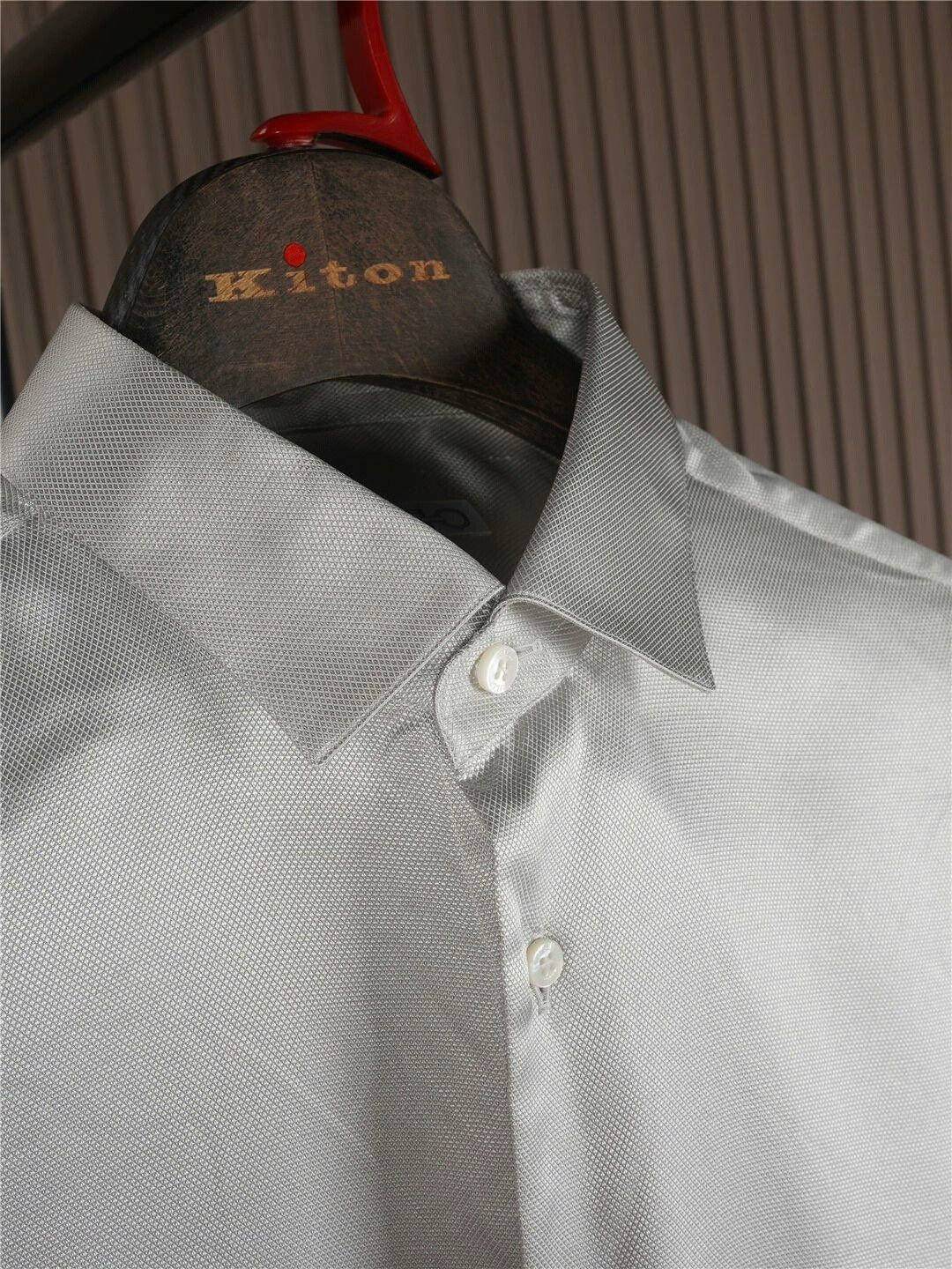 Zilli ZILLI Silk Shirt with Mother-of-Pearl Buttons Size US M / EU 48-50 / 2 - 2 Thumbnail