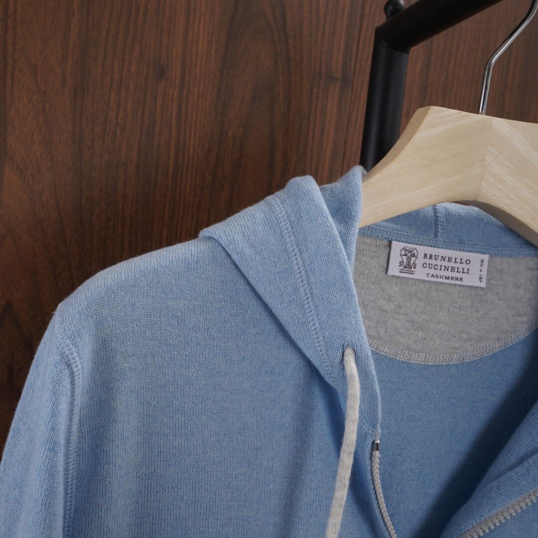 Brunello Cucinelli Brunello Cucinelli Knit Jacket in Cashmere Size US L / EU 52-54 / 3 - 4 Thumbnail