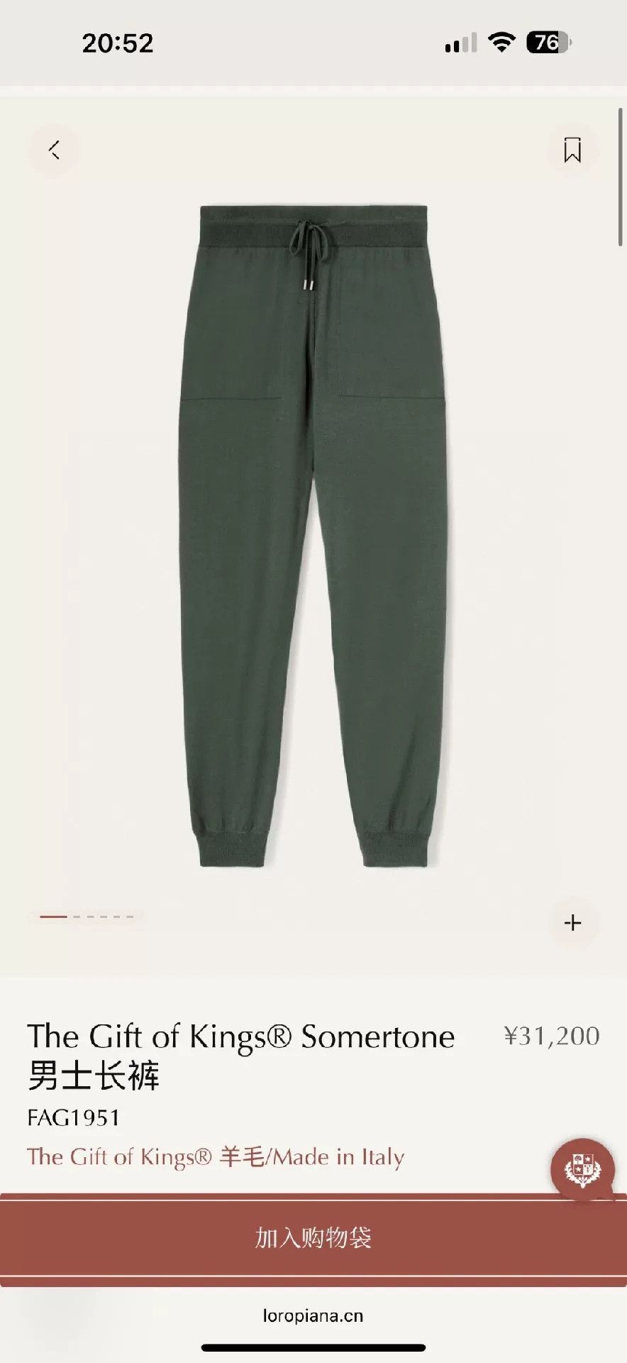 Loro Piana Loro Piana Cashmere Knit Sport Pants Size US 34 / EU 50 - 5 Thumbnail
