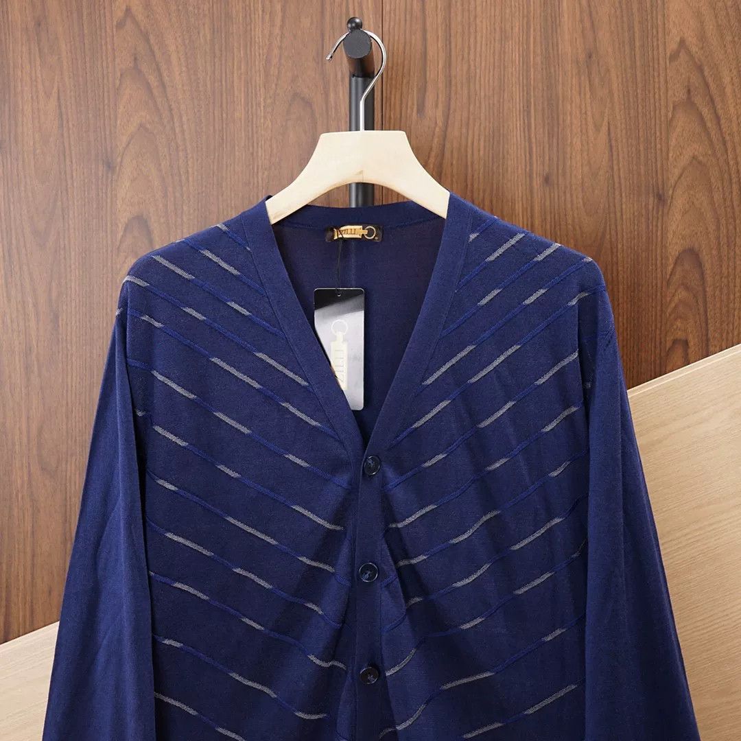 Zilli Zilli Silk Knit Sweater for Men Size US L / EU 52-54 / 3 - 4 Thumbnail