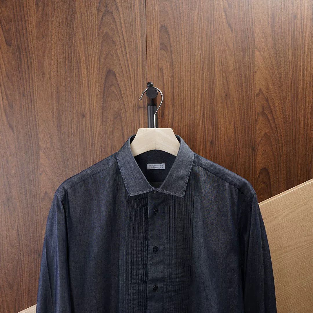 Zilli Zilli Cotton Men's Dress Shirt Sale Size US XS / EU 42 / 0 - 3 Thumbnail