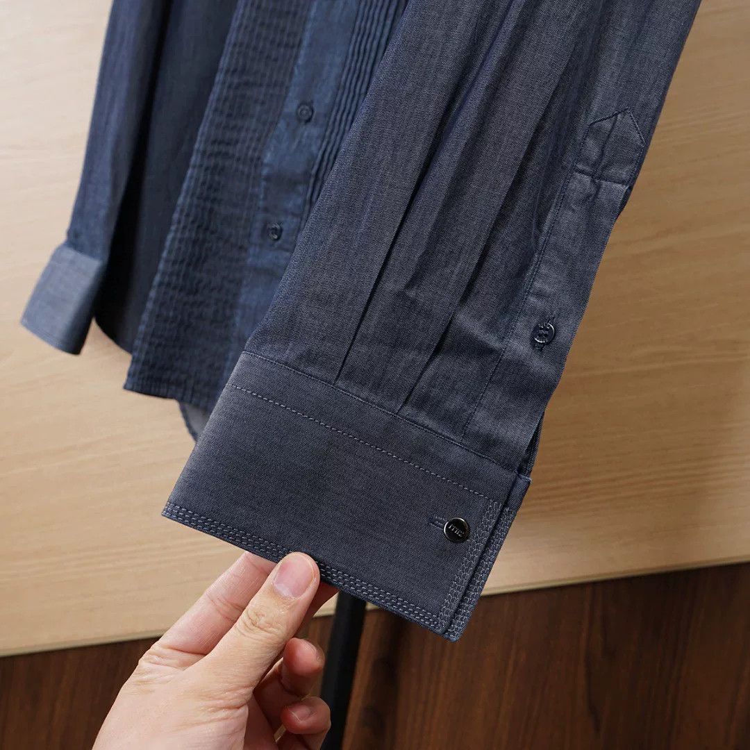 Zilli Zilli Cotton Men's Dress Shirt Sale Size US XS / EU 42 / 0 - 8 Thumbnail