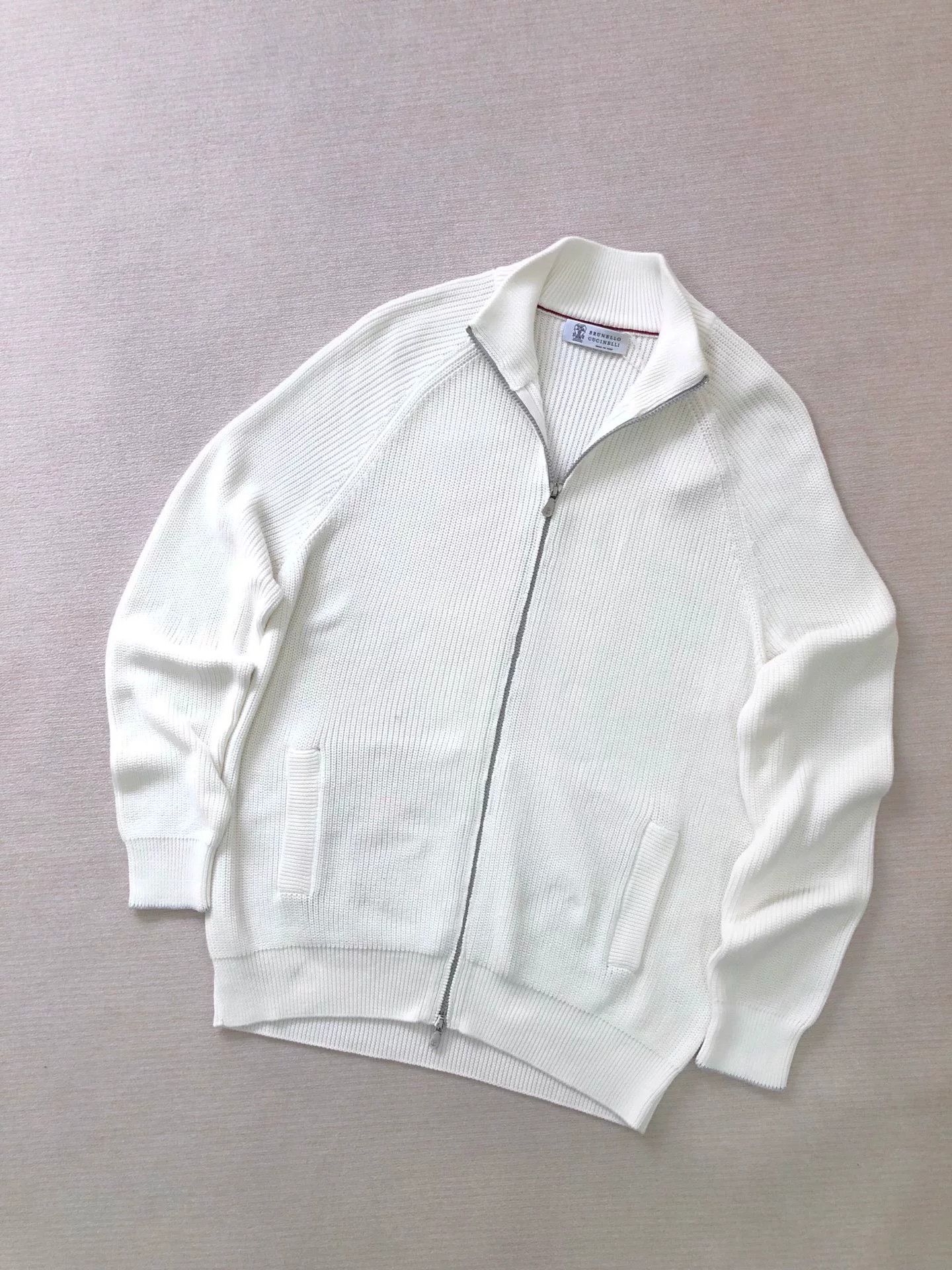 Brunello Cucinelli Brunello Cucinelli White Knit Sweater Size US M / EU 48-50 / 2 - 3 Thumbnail