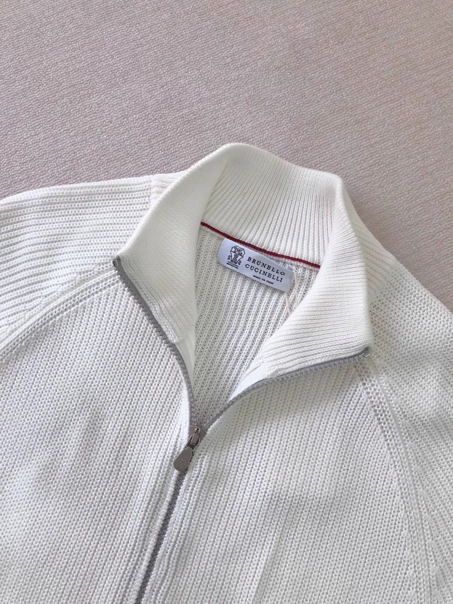 Brunello Cucinelli Brunello Cucinelli White Knit Sweater Size US M / EU 48-50 / 2 - 5 Thumbnail
