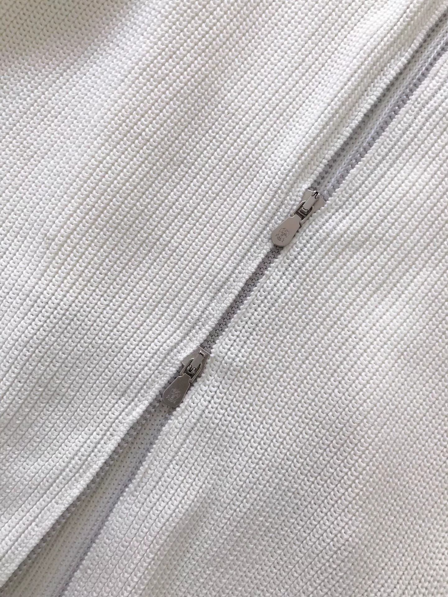 Brunello Cucinelli Brunello Cucinelli White Knit Sweater Size US M / EU 48-50 / 2 - 8 Thumbnail