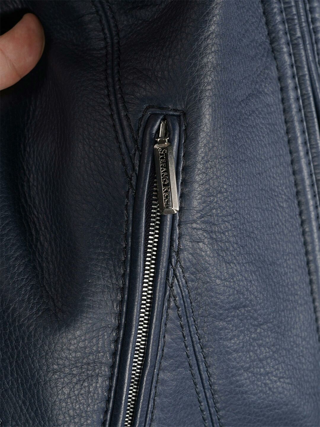 Stefano Ricci Stefano Ricci Leather Jacket with Cashmere Lining Size US M / EU 48-50 / 2 - 6 Thumbnail