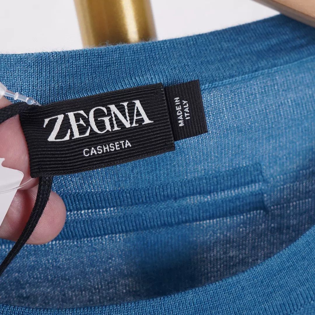 Ermenegildo Zegna ZEGNA Cashseta Knit Sweater 56 Size Size US XL / EU 56 / 4 - 3 Thumbnail
