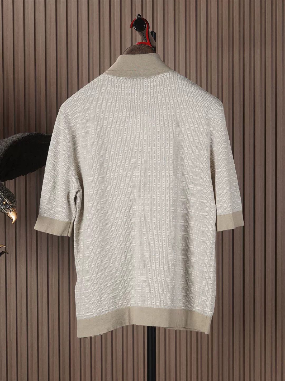 Hermes Hermes Spring Summer Men's Knit Short Sleeve Size US L / EU 52-54 / 3 - 2 Thumbnail