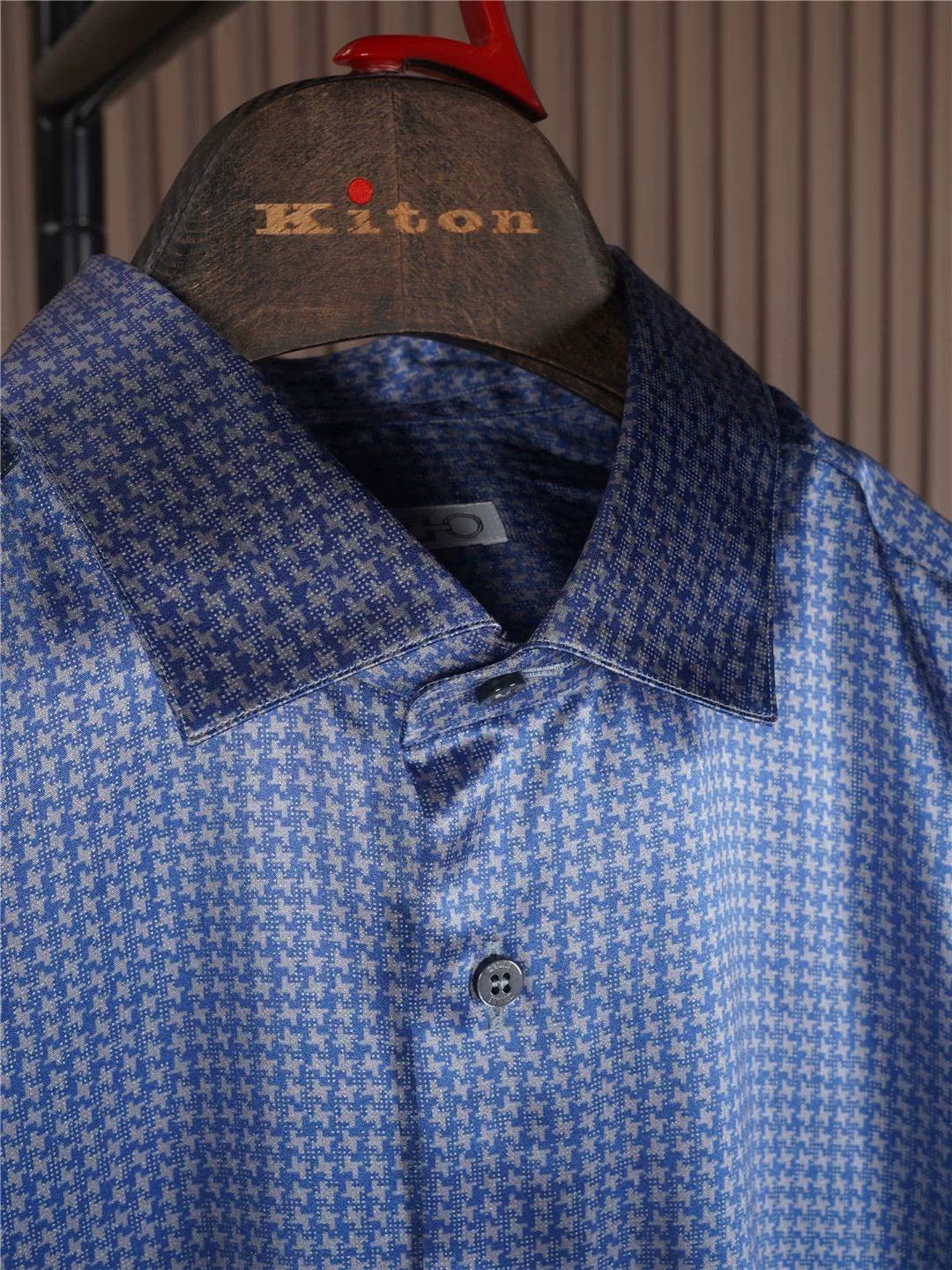 Zilli ZILLI Silk Shirt with Mother-of-Pearl Buttons Size US M / EU 48-50 / 2 - 2 Thumbnail