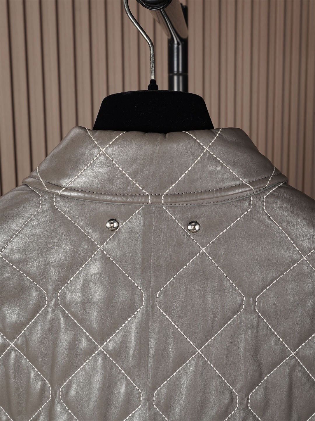 Berluti Berluti Gray Leather Jacket Size US M / EU 48-50 / 2 - 7 Thumbnail