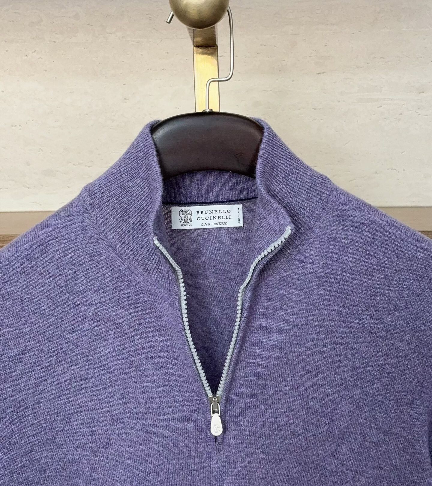 Brunello Cucinelli Brunello Cucinelli Purple Cashmere Sweater Size US M / EU 48-50 / 2 - 4 Thumbnail